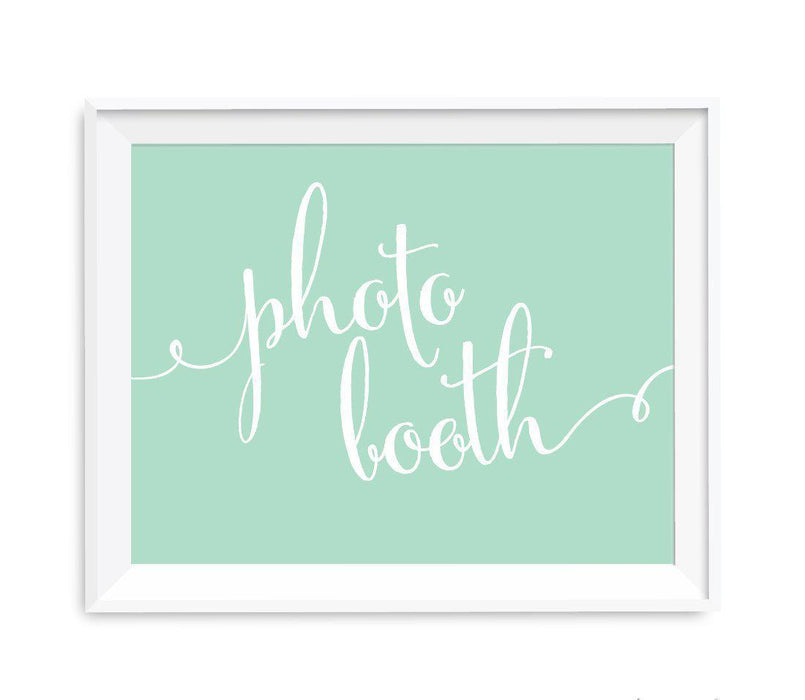 Mint Green Wedding Signs-Set of 1-Andaz Press-Photo Booth-