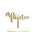 Mis Quince Glitter Acrylic Birthday Cake Toppers-Set of 1-Andaz Press-Gold-