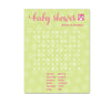 Modern Owl Girl Baby Shower Games & Fun Activities-Set of 20-Andaz Press-Word Search-
