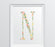 Monogram Wall Art Letters, Coral Floral Roses-Set of 1-Andaz Press-N-