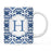 Moroccan Monogram Ceramic Coffee Mug-Set of 1-Andaz Press-Letter A-