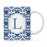 Moroccan Monogram Ceramic Coffee Mug-Set of 1-Andaz Press-Letter A-