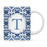 Moroccan Monogram Ceramic Coffee Mug-Set of 1-Andaz Press-Letter A-