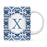 Moroccan Monogram Ceramic Coffee Mug-Set of 1-Andaz Press-Letter A-