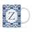 Moroccan Monogram Ceramic Coffee Mug-Set of 1-Andaz Press-Letter A-