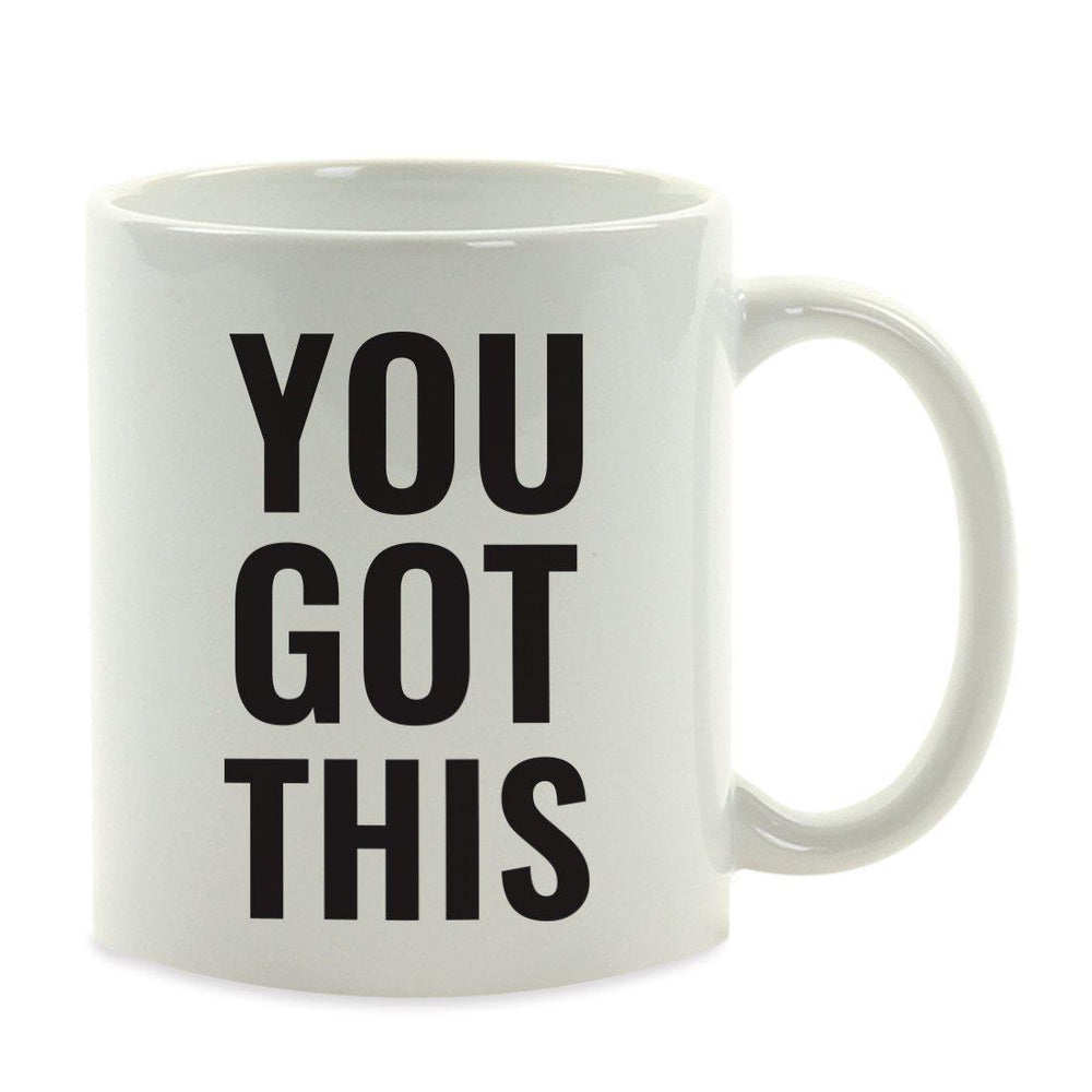 Motivational Coffee Mug-Set of 1-Andaz Press-You Got This-