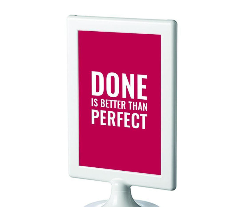 Motivational Framed Desk Art, Inspirational Quotes for Home Office-Set of 1-Andaz Press-Do The Work Be The Prize-