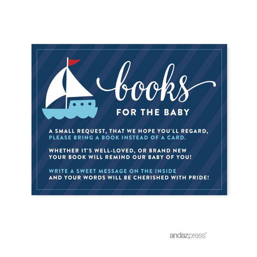 Nautical Baby Shower Games & Fun Activities-Set of 1-Andaz Press-Books For Baby-