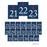Nautical Baby Shower Table Numbers-Set of 20-Andaz Press-1-20-