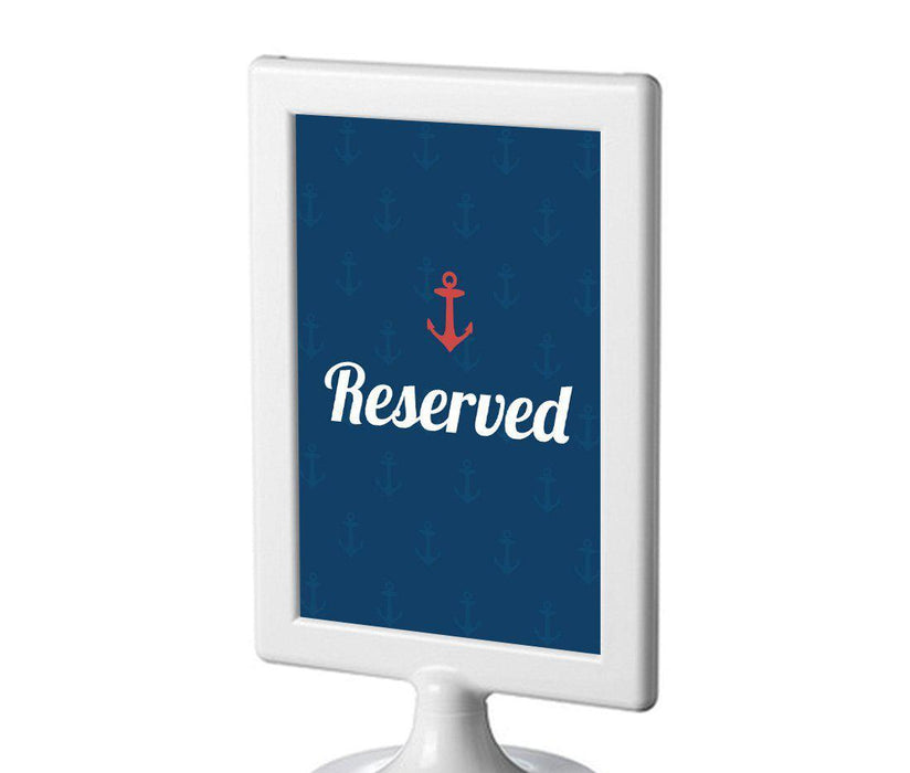 Nautical Ocean Adventure Wedding Framed Party Signs-Set of 1-Andaz Press-Reserved-