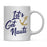 Nautical Theme Anchor Navy Blue Faux Gold Glitter Coffee Mug-Set of 1-Andaz Press-Bride-