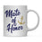 Nautical Theme Anchor Navy Blue Faux Gold Glitter Coffee Mug-Set of 1-Andaz Press-Bride-