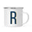 Navy Blue Faux Gold Glitter Monogram Campfire Coffee Mug-Set of 1-Andaz Press-A-