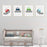Nursery Boys Room Wall Art, Colorful Cars Theme-Set of 4-Andaz Press-