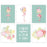 Nursery Girls Room Wall Art, I Can Do Anything If I'm in a Tutu, Ballet Ballerina Theme-Set of 6-Andaz Press-