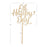 Oh Happy Day Laser Cut Wood Cake Topper-Set of 1-Andaz Press-