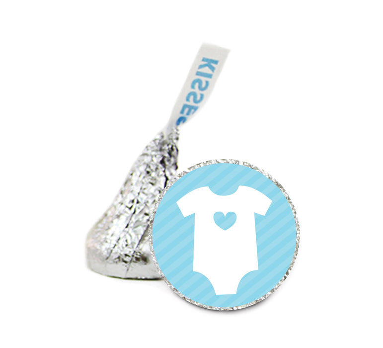 Onesie Hershey's Kiss Baby Shower Stickers-Set of 216-Andaz Press-Girl-