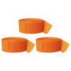 Orange Crepe Paper Streamer Hanging Decorative Kit-Set of 3-Andaz Press-