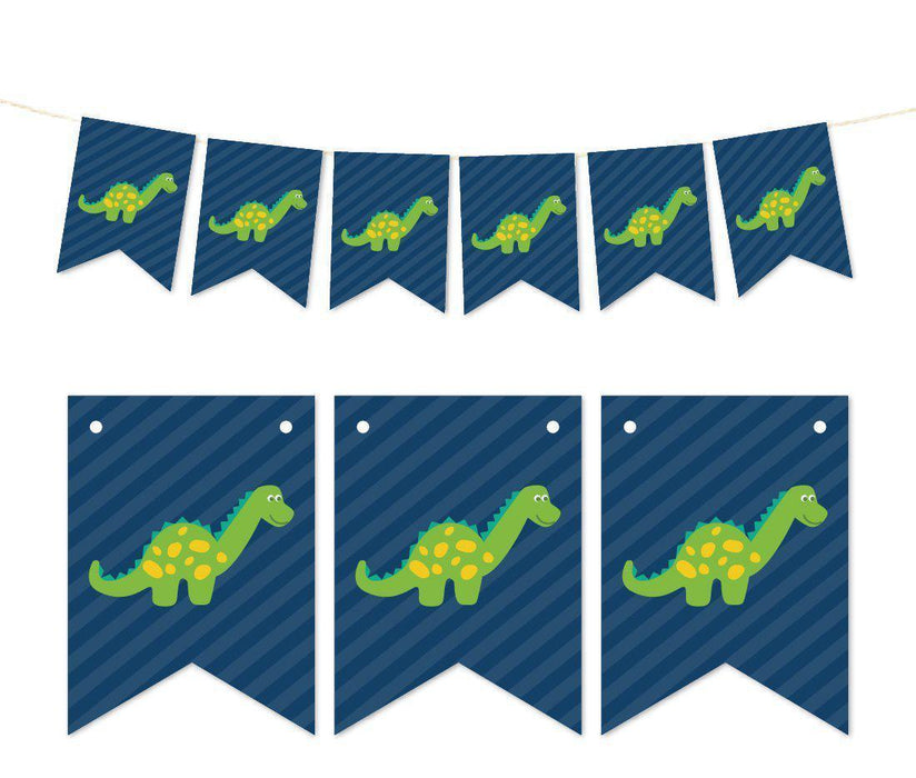 Pennant Party Banner Dinosaur-Set of 1-Andaz Press-
