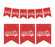 Pennant Party Banner Firetruck-Set of 1-Andaz Press-