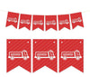 Pennant Party Banner Firetruck-Set of 1-Andaz Press-