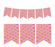 Pennant Party Banner Gold Glitter Polka Dots-Set of 1-Andaz Press-White-