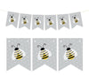 Pennant Party Banner Honey Bee Bumblebee-Set of 1-Andaz Press-