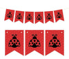 Pennant Party Banner Ladybug-Set of 1-Andaz Press-