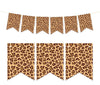 Pennant Party Banner Leopard Cheetah Spots Print-Set of 1-Andaz Press-
