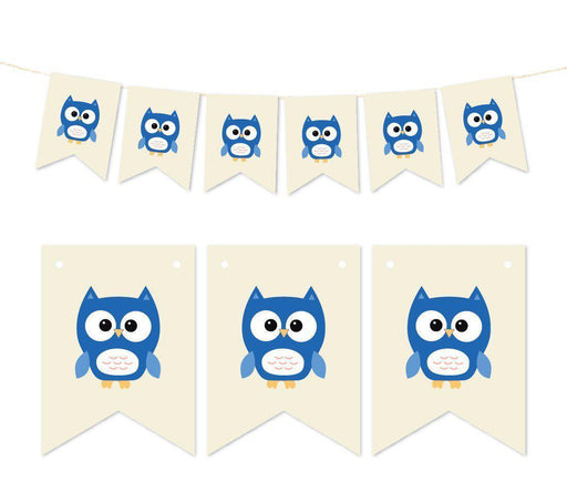 Pennant Party Banner Owl-Set of 1-Andaz Press-Girl-