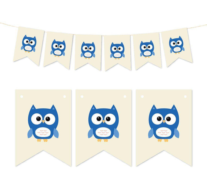 Pennant Party Banner Owl-Set of 1-Andaz Press-Girl-