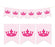 Pennant Party Banner Princess Crown-Set of 1-Andaz Press-