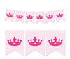 Pennant Party Banner Princess Crown-Set of 1-Andaz Press-