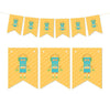 Pennant Party Banner Robot-Set of 1-Andaz Press-