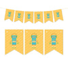 Pennant Party Banner Robot-Set of 1-Andaz Press-