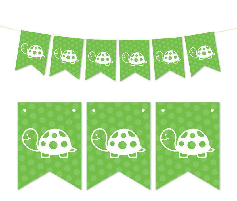 Pennant Party Banner Turtle-Set of 1-Andaz Press-