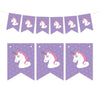 Pennant Party Banner Unicorn-Set of 1-Andaz Press-