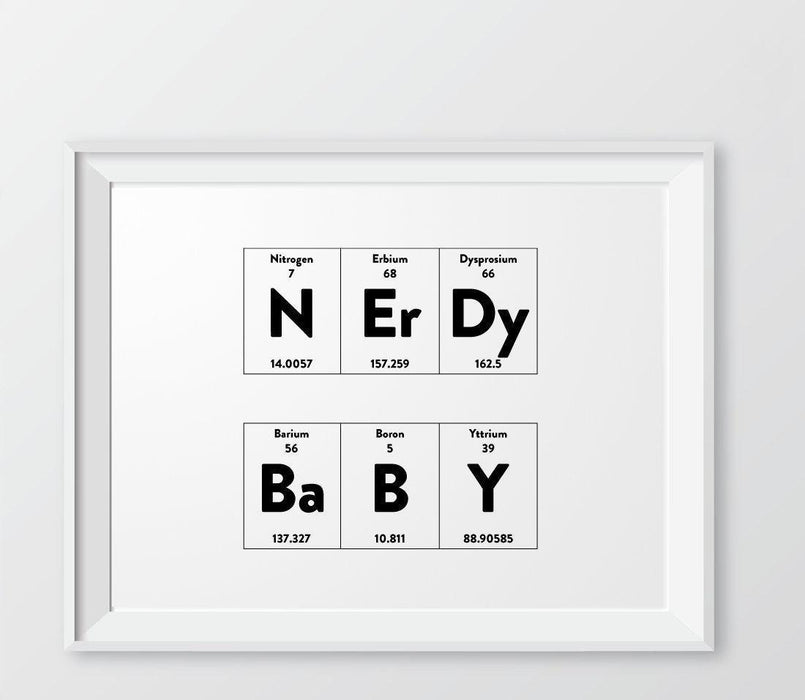 Periodic Table of Elements Wall Art Decor & Gift Prints-Set of 1-Andaz Press-Beer-
