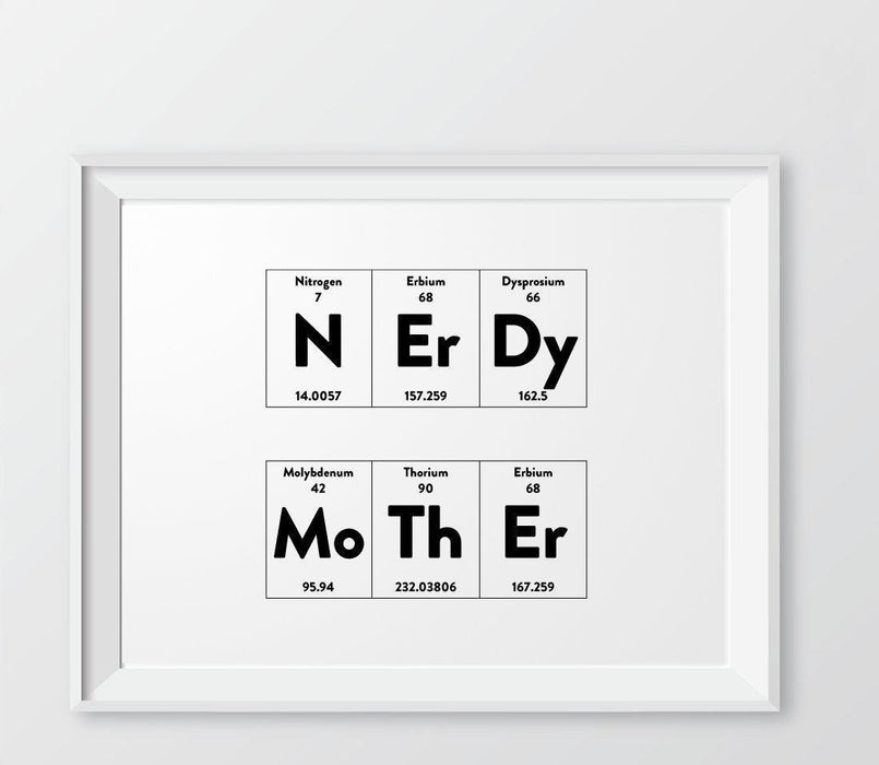 Periodic Table of Elements Wall Art Decor & Gift Prints-Set of 1-Andaz Press-Beer-