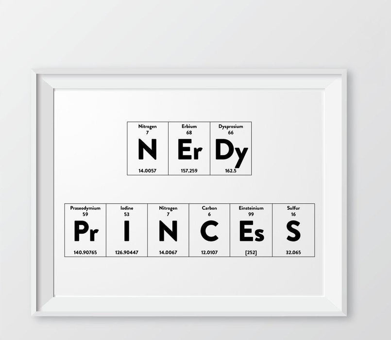 Periodic Table of Elements Wall Art Decor & Gift Prints-Set of 1-Andaz Press-Beer-