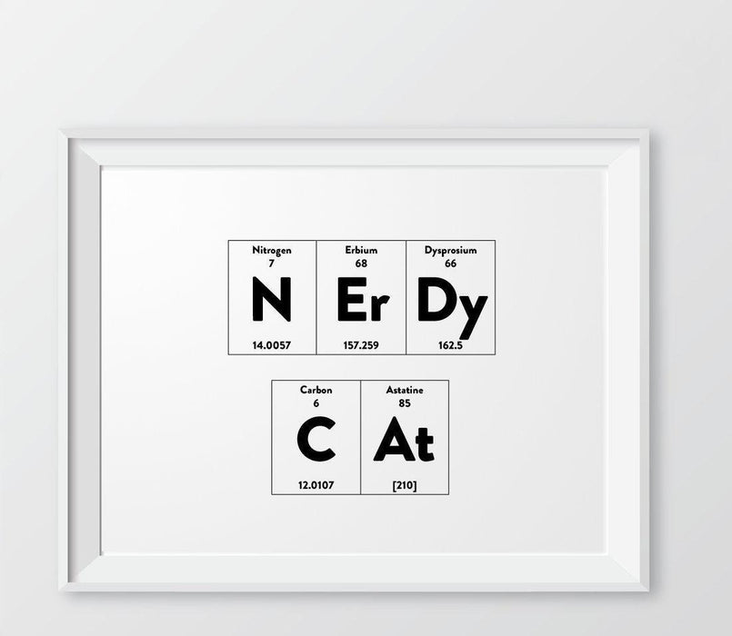 Periodic Table of Elements Wall Art Decor & Gift Prints-Set of 1-Andaz Press-Beer-