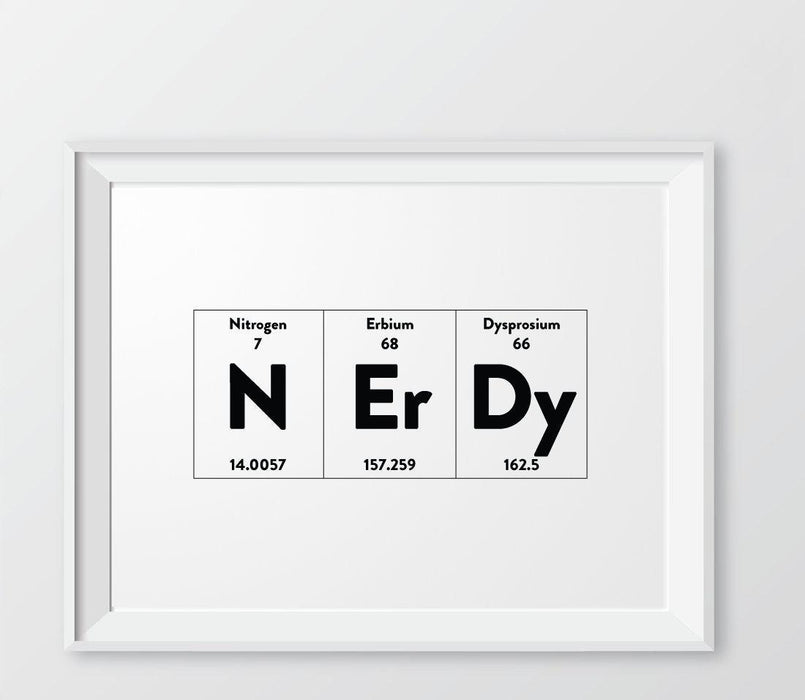 Periodic Table of Elements Wall Art Decor & Gift Prints-Set of 1-Andaz Press-Beer-