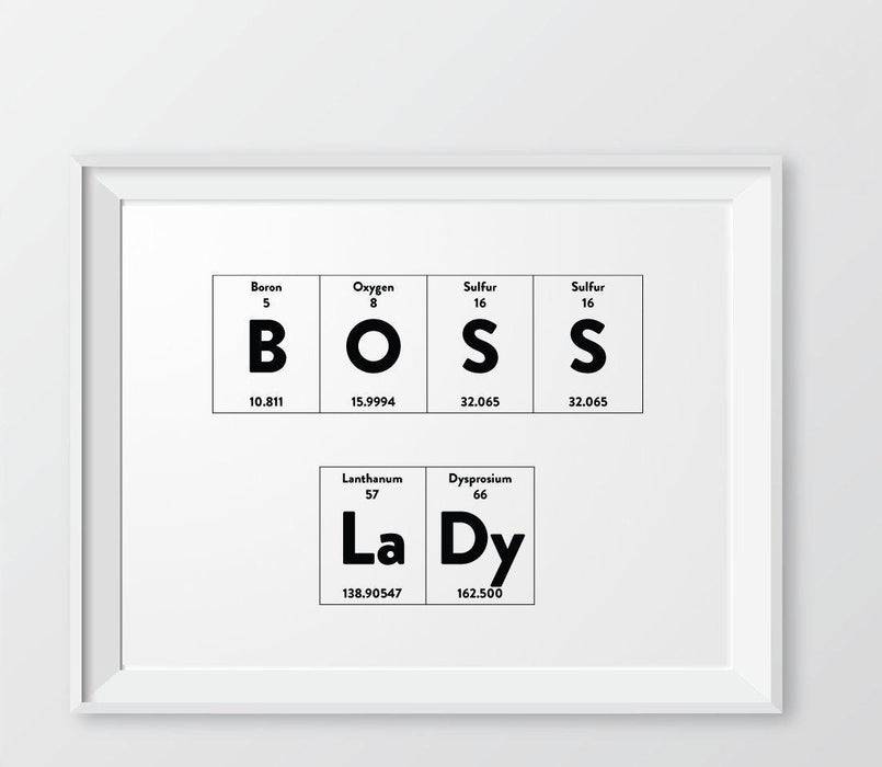 Periodic Table of Elements Wall Art Decor & Gift Prints-Set of 1-Andaz Press-Beer-