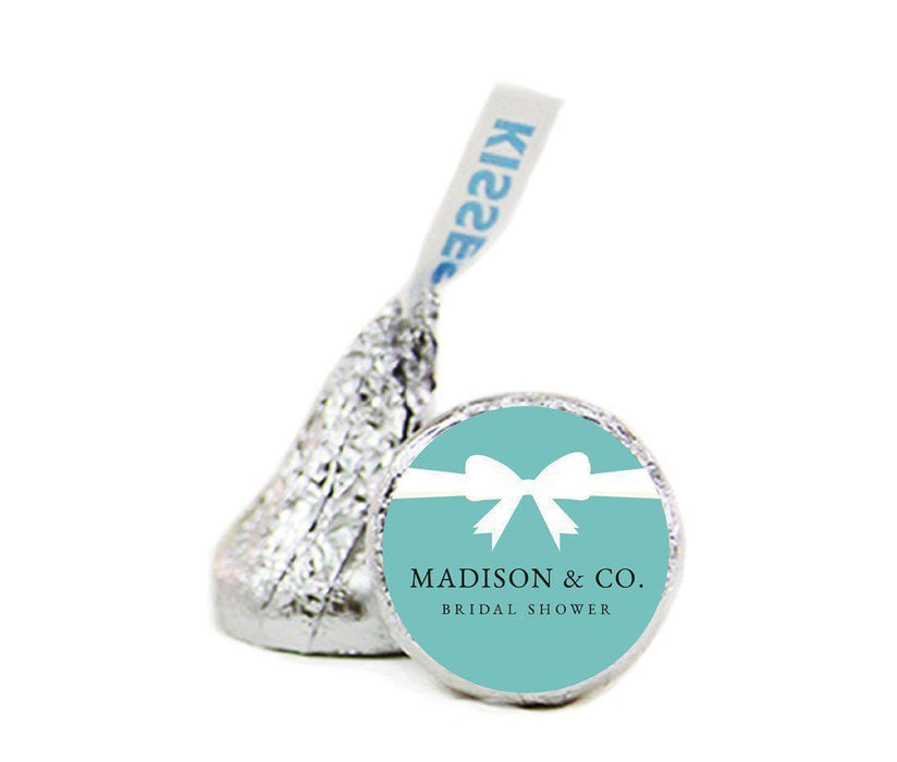 Personalized Bride & Co Bridal Shower Hershey's Kisses Label Stickers-Set of 216-Andaz Press-