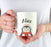 Personalized Christmas Hot Chocolate Coffee Mug Gift Penguin-Set of 1-Andaz Press-