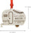 Personalized Engraved Real Wood Christmas Ornament, Happy Camper Trailer with Flags-Set of 1-Andaz Press-