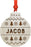 Personalized Engraved Real Wood Christmas Ornament, Wood Ornament Bauble-Set of 1-Andaz Press-
