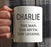 Personalized Funny Father's Day Grandpa Coffee Mug Gag Gift Charlie The Man The Myth The Legend-Set of 1-Andaz Press-