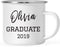 Personalized Graduation Stainless Steel Campfire Coffee Mug Gift 2019 Graduate 2 Sided Mug-Set of 1-Andaz Press-
