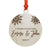 Personalized Laser Engraved Wood Christmas Ornament 5 Years Together Custom Name Snowflakes-Set of 1-Andaz Press-